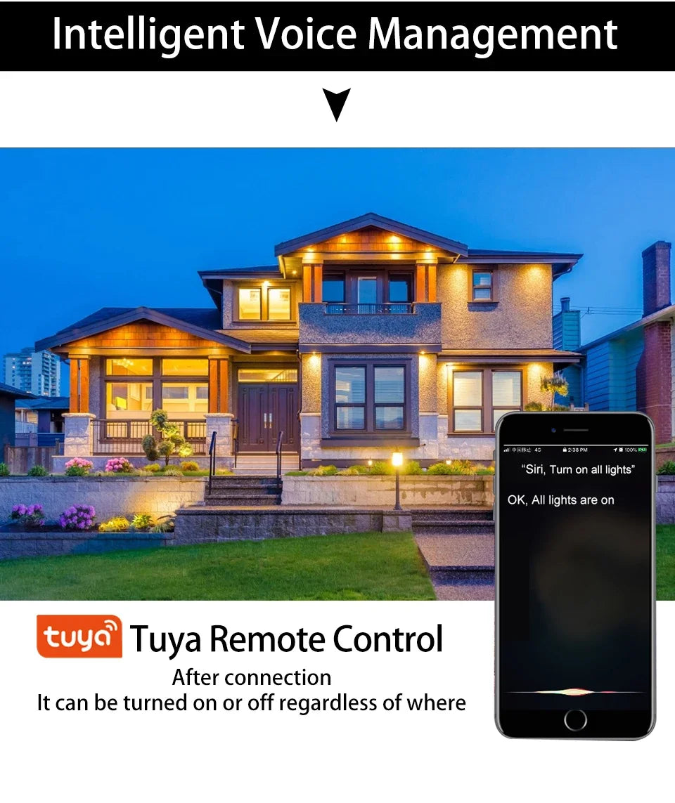 NEW Arrivals Alexa Google Home TUYA Smart Wi-Fi LED Light Bulbs 220V 10W 15W 20W E27 Alexa LED Lamp RGB Smart Life APP Google Assistant Voice Control