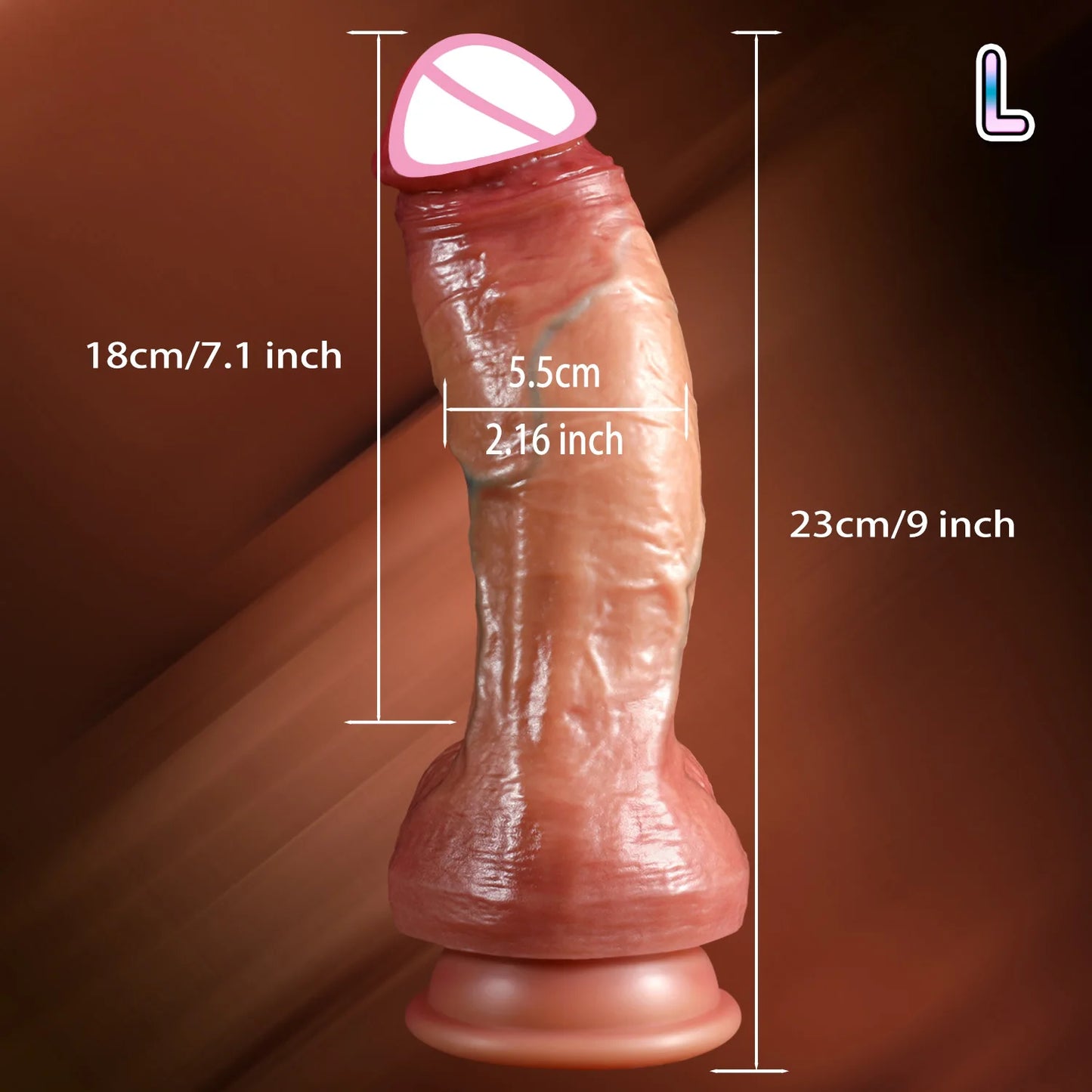 NEW Arrivals 27cm Super Long Realistic Black Dildo with Suction Cup Silicone Penis Anal Dildos Adults Sex Toys for Women Man Strap On Dick Vagina Stimulator