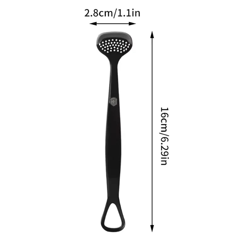 3 PCS Set Multifunctional Silicone Tongue Coating Cleaner Oral Cleaning Home Outdoor Travel Tongue Brush Reusable Three-Effect Tongue Scraper Oral Cleaning Hygiene Safe Soft Reassuring Tool