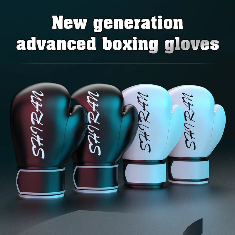 Boxing Gloves Full Finger Training Adult Children Sparring Gloves Fighting Free Men And Women