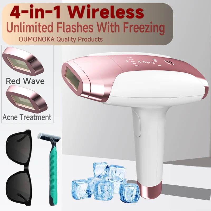 NEW Arrivals Women Permanent Laser Hair Removal Bikini Women's =10 Ice Cooling For Maximum Protection IPL Depilators Shaver Facial Hair Cutting Machine Men's Razor to Remove Hair Trimmer Hair Care Supplies