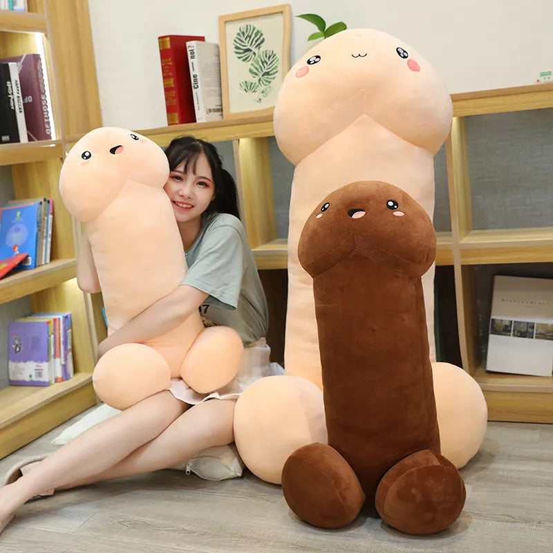 Adult Kawaii Penis Plush Toys Sexy Cute Long Pillow Sex Stuffed Animals Boyfriend Soft Funny adult toys Simulation Girlfriend Gift