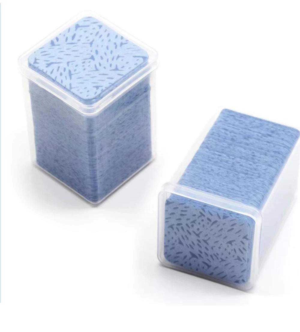 400 PCS Set Eyelash Residual Glue Remover Cotton Wipes UV Gel Nail Tips Polish Remover Cleaner Lint-Free Paper Pad Lash Makeup Tools