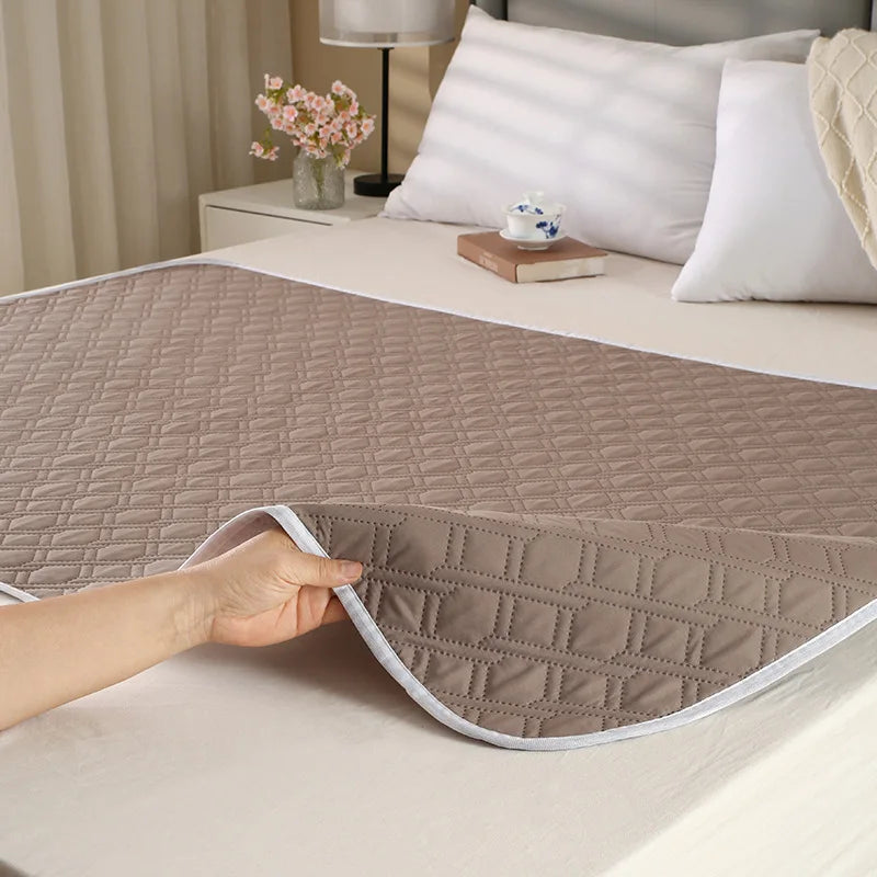 5 Colors Washable Incontinence Pads for Elderly & Pets - Leak-Proof Bed Care Mats, Ideal for Menstruation & Home Use Bedding Accessories