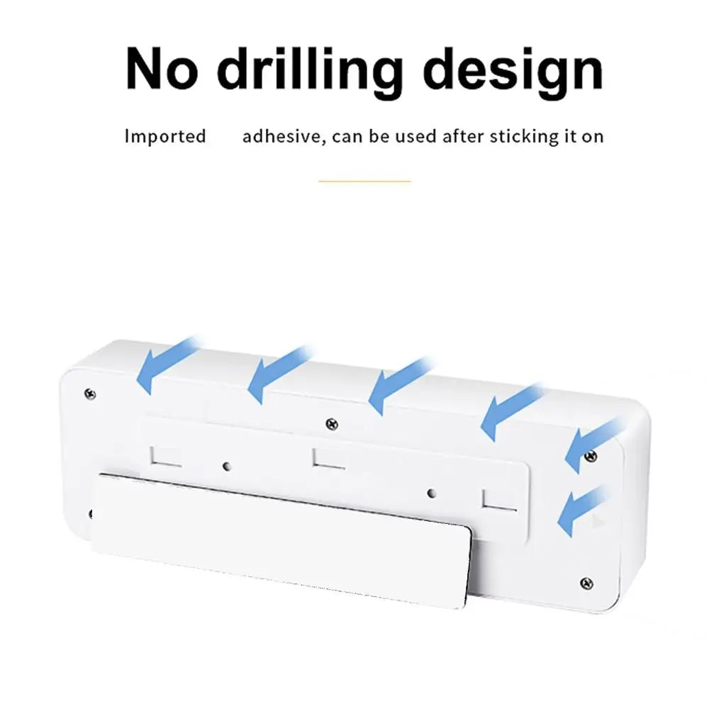 4 Slots UV Sterilization Toothbrush Holder Intelligent Sterilization No Punch Smart Toothbrush Rack Digital Display Rechargeable