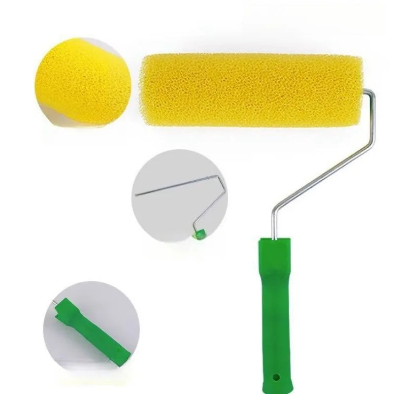 NEW Professional Paint Roller Elastic Paint Cement Coating Sponge Texture Drawing Brush Home Room Decoration Wall Painting Tools