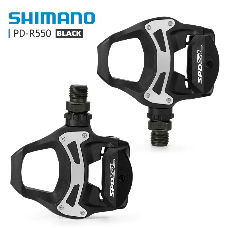 NEW Shimano Japanese PD-RS500 Professional Pedal Original Shimano SPD Pedals Bicycle Pedal With SM-SH11 Cleats Bike Pedals Automatic Locking Pedals Bicycle Accessories Sports Supplies