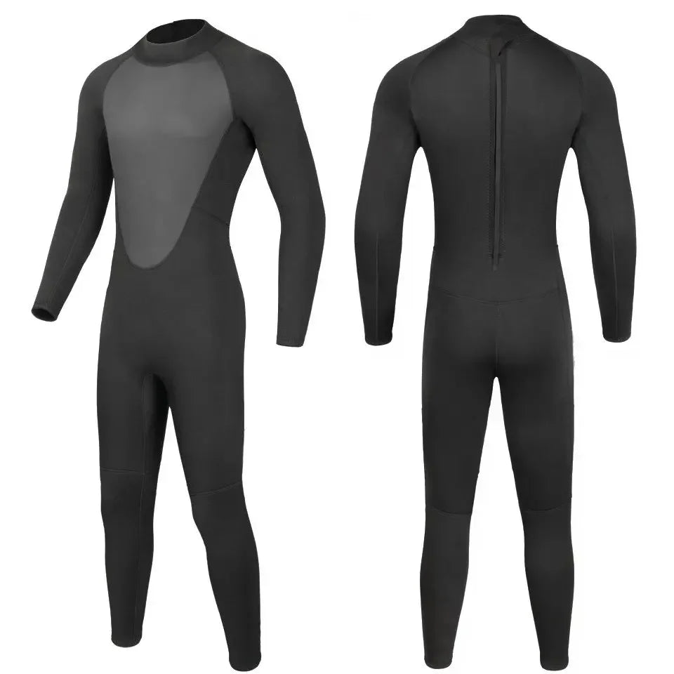 NEW Arrivals S-4XL Plus Size Women Men Thickened 2/3mm Black Top Quality Professional Diving Suit Warm Waterproof Adult Swimwear Bodysuit For Diving And Surfing Water Temperature Protection