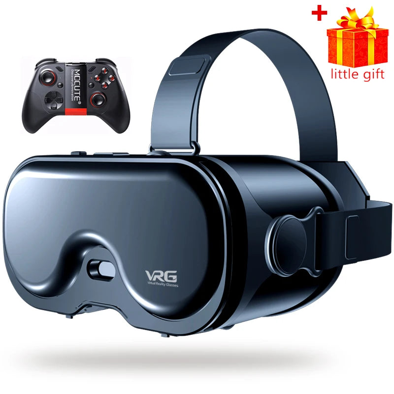 Top 1 Virtual Reality  Glasses 3D Headset Virtual Reality Devices Helmet Viar Lenses Goggle Eyewear Smartphone Cell Phone Smart  Game Controller Set + Mysterious Gift VR Google