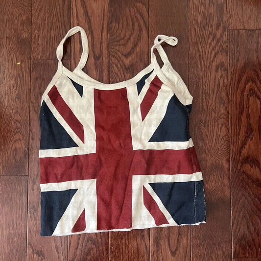 NEW Arrivals UK Flag Women's Corset Top Y2K Crop Tops Women Trashy Clothes Y2K Tops With Suspenders Aesthetic Women's Blouses Goth Emo Clothing Summer Beach Bar Girls Crop Tops