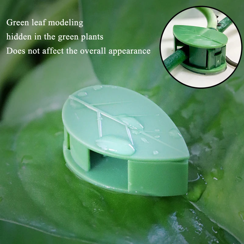 20-50PCS Invisible Plant Climbing Wall Fixture Rattan Vine Bracket Fixed Buckle Leaf Clips Traction Holder Garden Plant Pillar