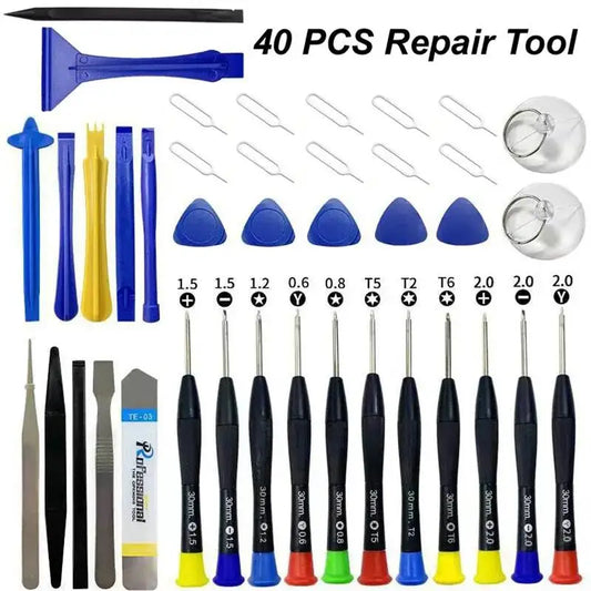 NEW Arrivals 40PCS Set Professional Mobile Phone Opening Screen Pry Repair Tool Kits Professional Tablet Phone Screwdriver Tools For iPhone Samsung Xiaomi Mobile Phones Accessories Sets