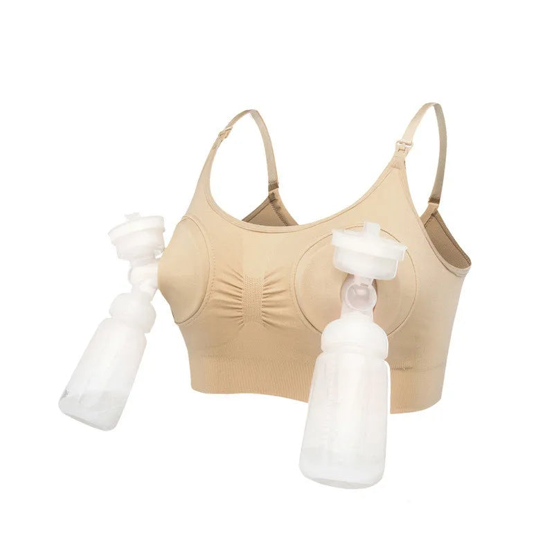 NEW Arrivals Maternity Bra Cotton Bra for Nursing Push Up Hands Free Breast Pump Maternity Breast Feeding Bra Women Underwear Clothing