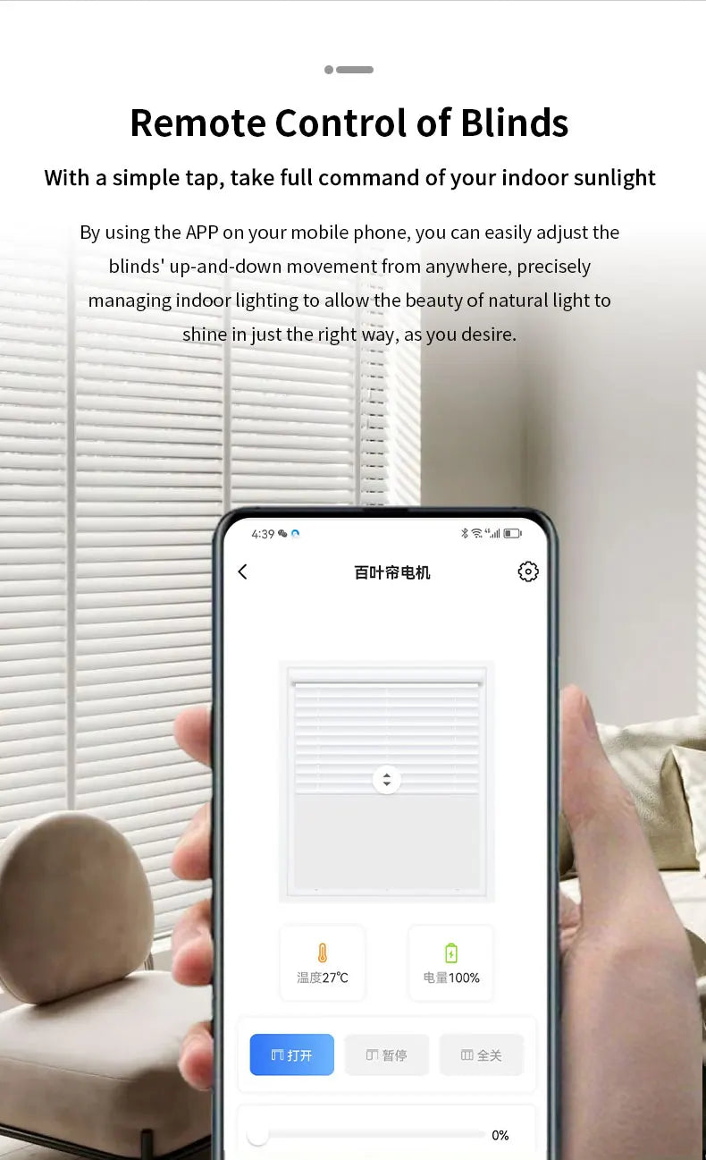 NEW Arrivals Wi-Fi/Zigbee/Bluetooth Smart Robot Curtains Roller Open/Close Pusher Shade Driver ,Solar Panel ,Blinds Motor Power By Battery ,For Alexa Google Home, Easy Install Curtains Drapes Robot Motor.