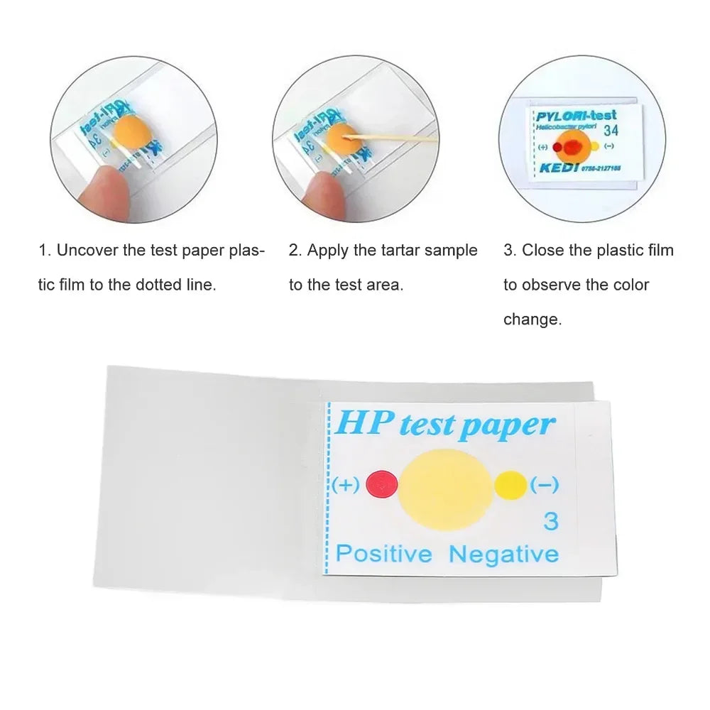 Buy 10 Get 12 Free Physical Health Testing Helicobacter Pylori Detection Oral Saliva Self Test Stomach Pain Gastritis Measure Rapid Accuracy Health Care Tools Sets
