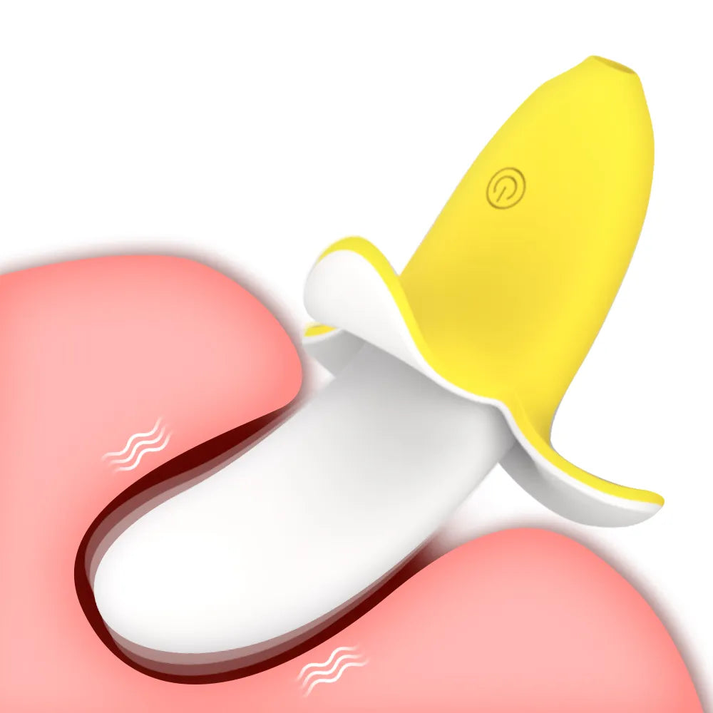 Banana-shaped Clitoral Vibrator G-spot Vaginal Stimulator Soft Silicone Dildo Female Masturbator Cute Adult Sex Toy For Woman