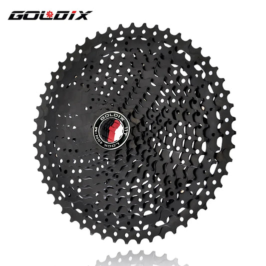 NEW Black MTB Cassette 8/9/10/11/12 Speed 40/42/46/50/50T K7 8/9/10/11/12v Bicycle Freewheel Bicycle Sprocket for Shimano HG Bicycle Accessories Sports Supplies