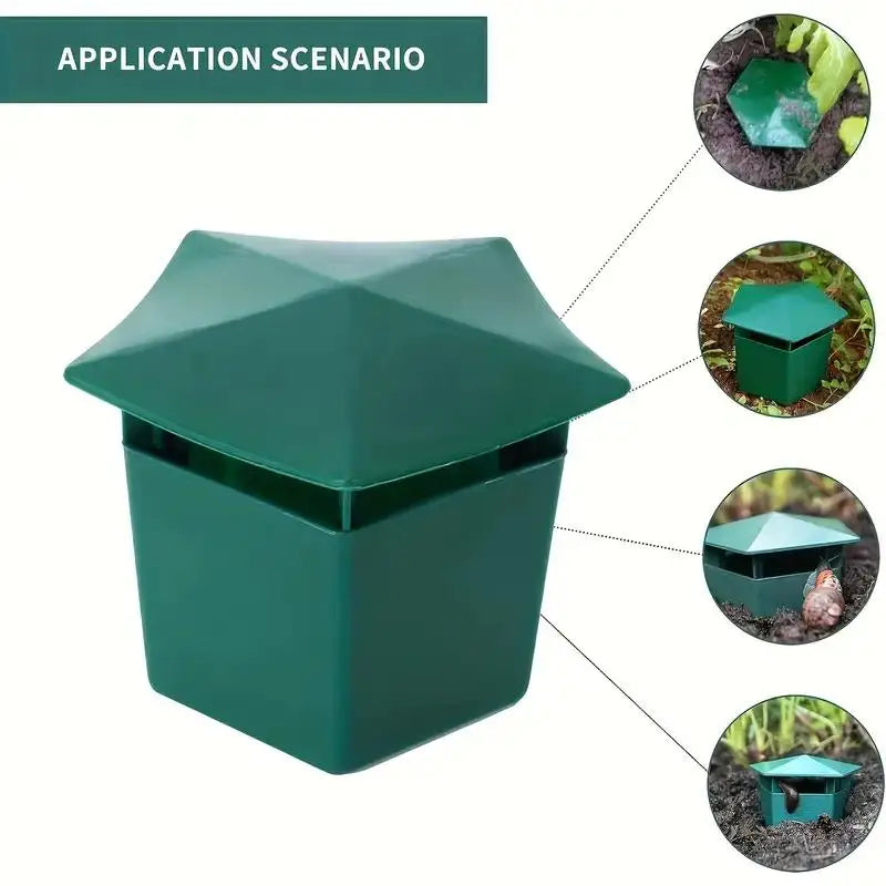 High-Quality Snail Trap Durable Snail & Slug Trap - Safe Plastic Cage for Vegetables Plants and Flowers Home Gardening Accessories