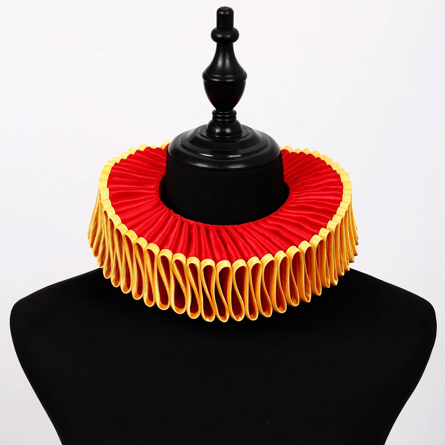 Handmade Shakespeare Literary Collar Victorian Retro Loaf Collar Medieval Queen Elizabeth Accessories