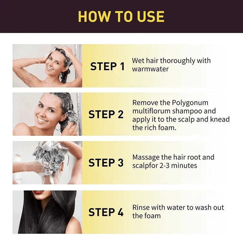 NEW 10PCS Set Natural Herbal Korean Hair Dye Shampoo 3 in 1 Change Hair Color Gray Hair to Dark Brown Black Deep Nourishing Fashion Hairs Care 100ml Women Men Hair Care Supplies