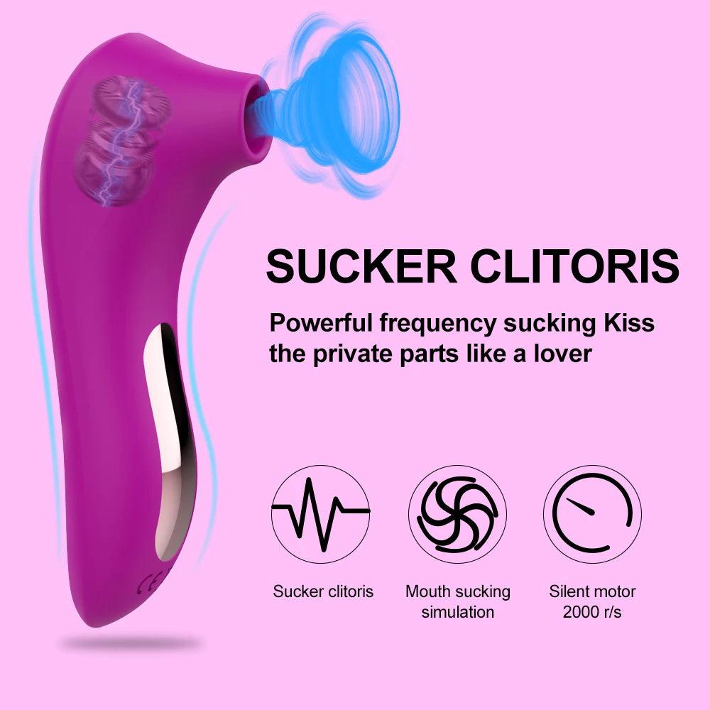 7 Vibration Modes Sucking Vibrator For Women Clit Sucker Vagina Clitoris Vacuum Stimulator Nipple Sex Toys For Adults 18