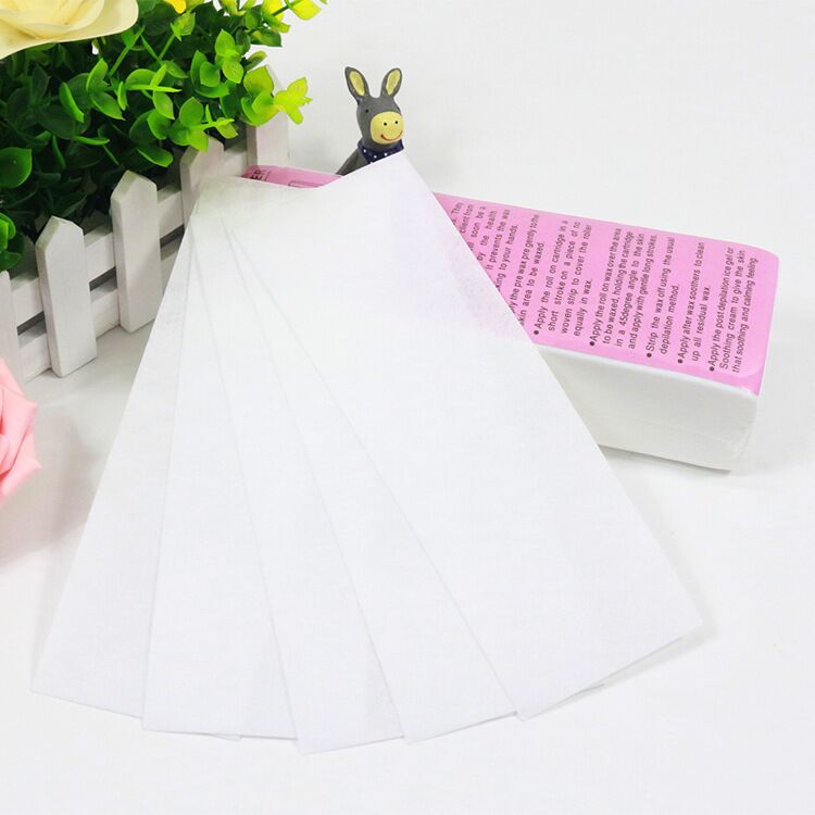 100pcs Women Men Hair Removal Wax Paper Nonwoven High Quality Body Leg Arm Hair Removal Epilator Wax Strip Paper Roll