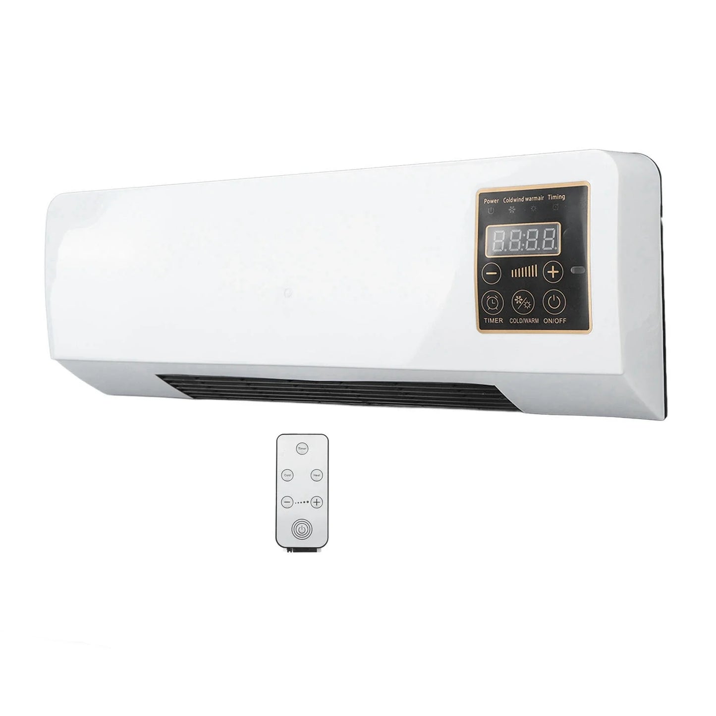 Portable Heater Save Energy Wall Mounted Nature Wind Hot Heater Fan for Bathroom Bedroom Living Room Wall Mounted Heater Machine Home Office Hotels Heating Supplies