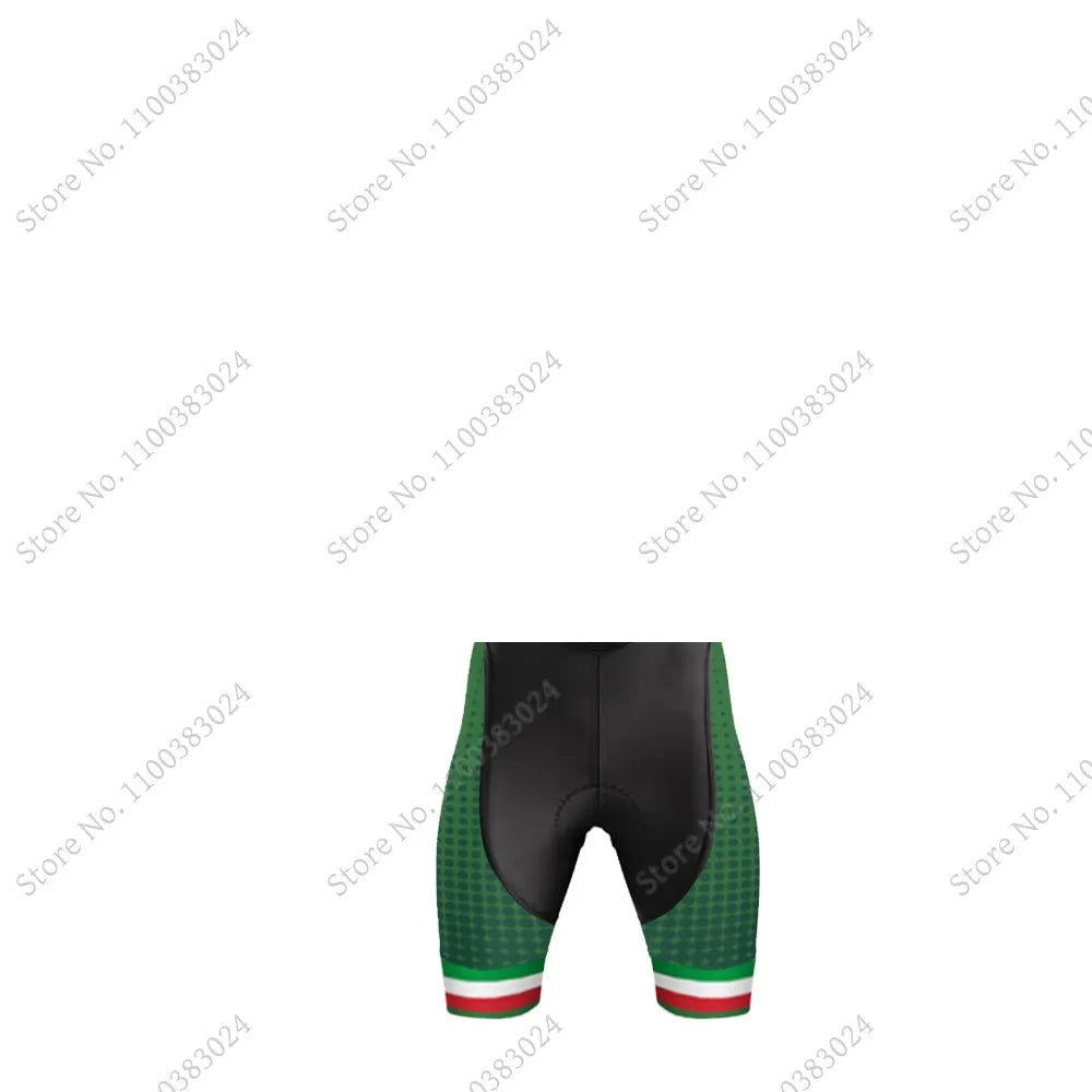 Cycling Jersey Italy Set Summer Italian Nation Bicycle Clothing Road Bike Shirts Suit Bicycle Bib Shorts MTB Ropa Maillot