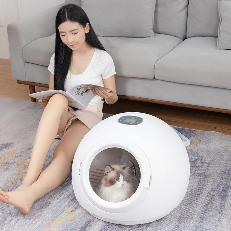 Smart Automatic Pet Drying Box, Portable Cat Brush Dryer, Professional Pet Shop Dryer, Vertical Animal Drying Box, Pet Products