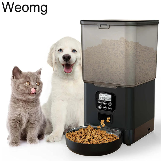 6L TUYA APP Wi-Fi Or Button Automatic Timmer Pet Feeder Smart Feed Dog Cat Feeder App For Pet  Voice Recorder Food Dispenser Bowl