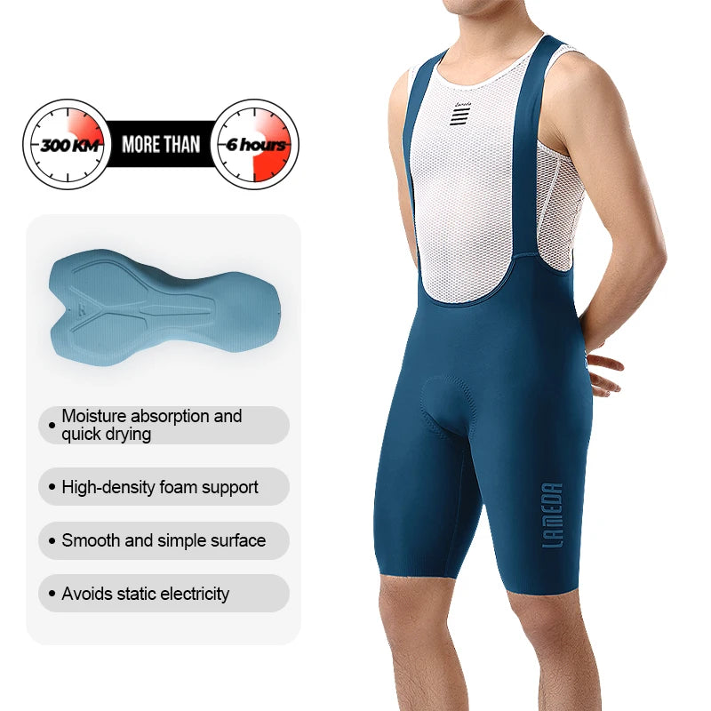 Original LAMEDA S-2XL UK Size Professional Cycling Bibs Men Breathable Summer Bicycle Shorts Pants Padding MTB Bike Shorts for Men MTB Cycling Clothing