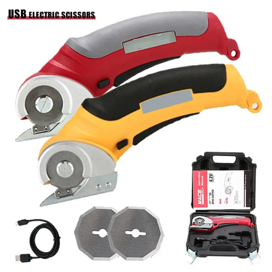4.2V Cordless Electric Scissors Usb Rechargeable Cutter Portable DIY Multifunction Cutte Tool For Leather Cloth Cardboard Cutte