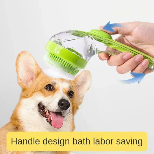 Pet Dog Bath Foaming Brush Cat Bath Brush,Puppy Shampoo Brushes Dog Shower Scrubber Massage Grooming Bathing Shower Tool