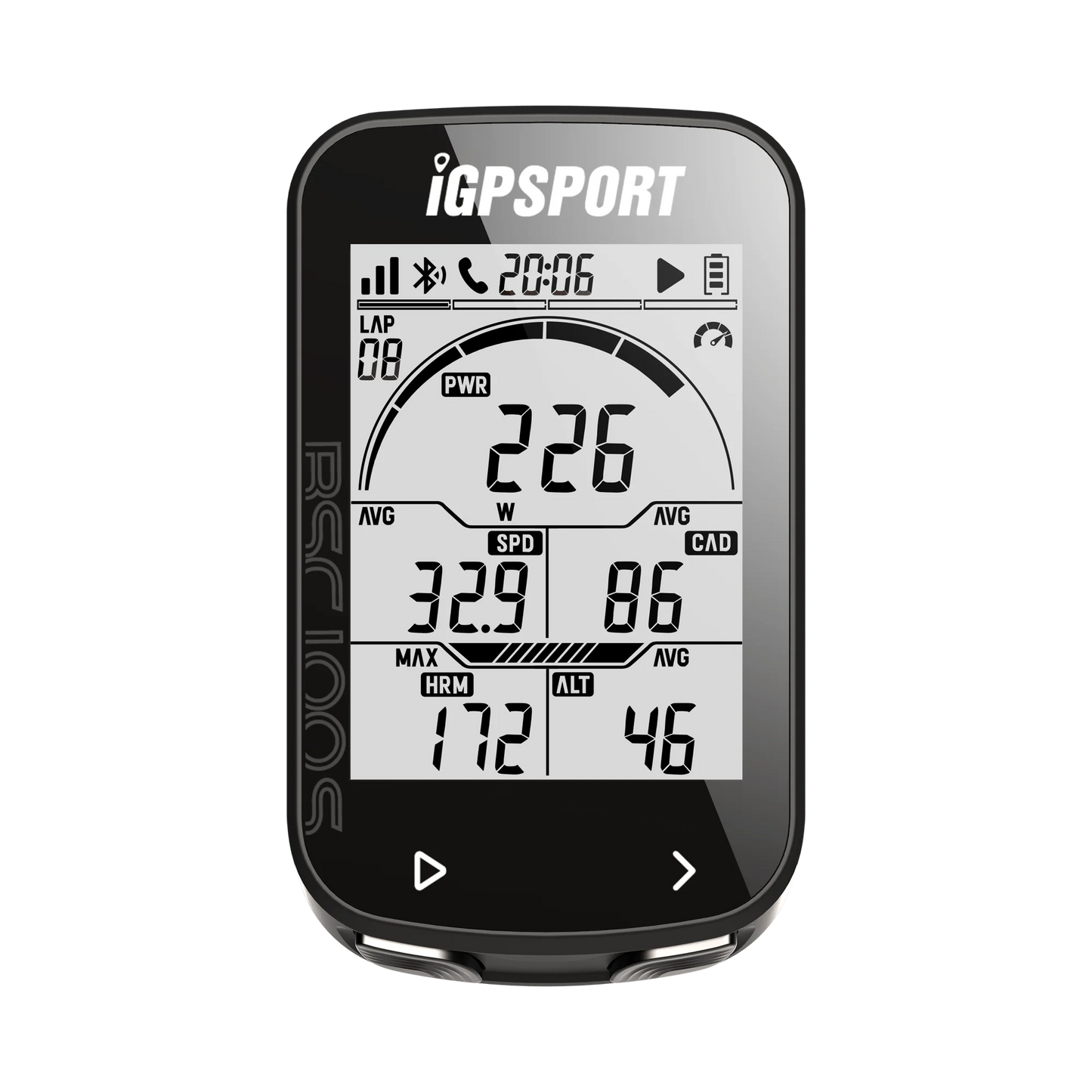 GPS Bike Computer SPORT BSC100S Cycle Wireless Speedometer Bicycle Digital Stopwatch Cycling Odometer Cycling Computer