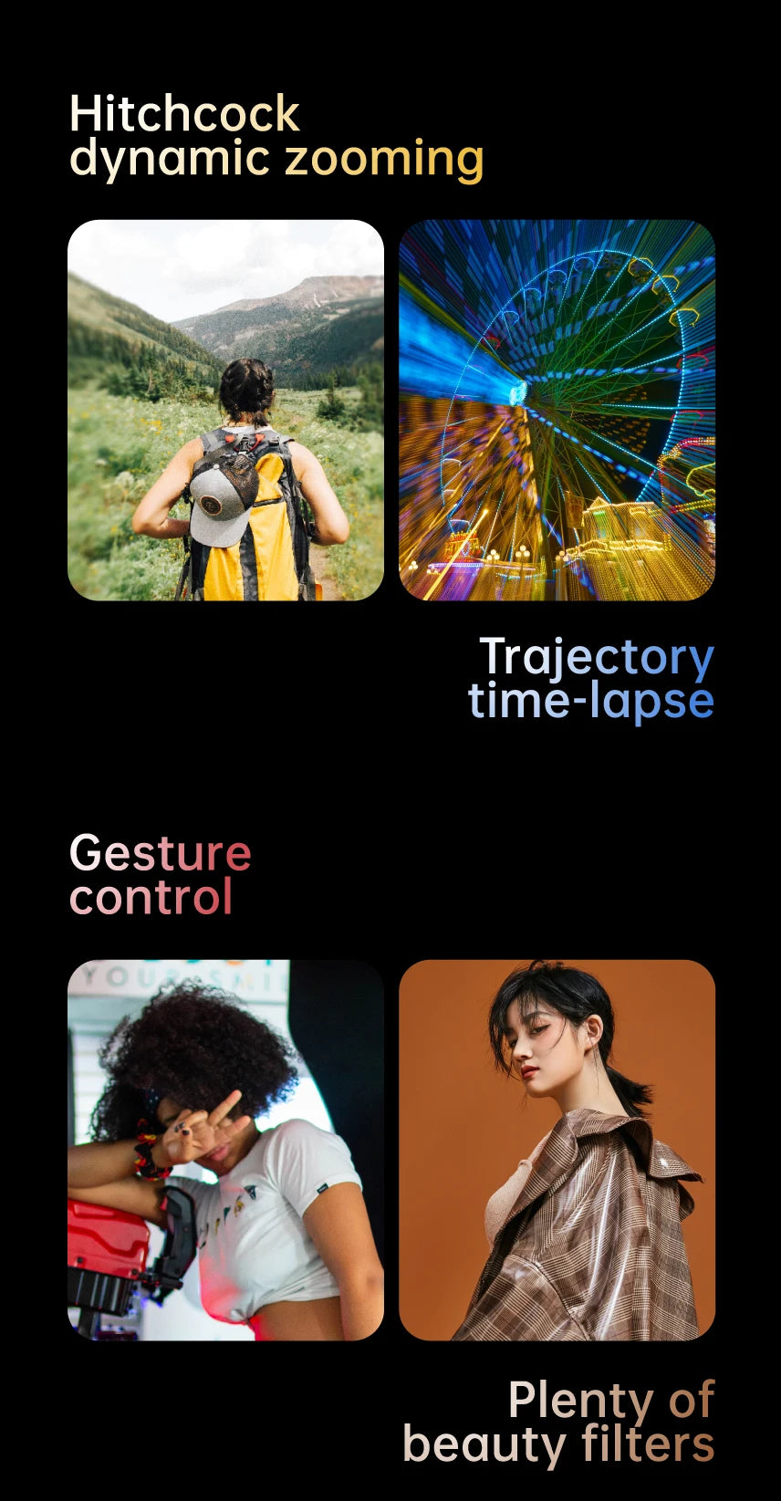 3-Axis Handheld Gimbal Stabilizer Smart XE for Smartphone for iPhone Android AI Face Tracking TikTok Vlog Live Streaming