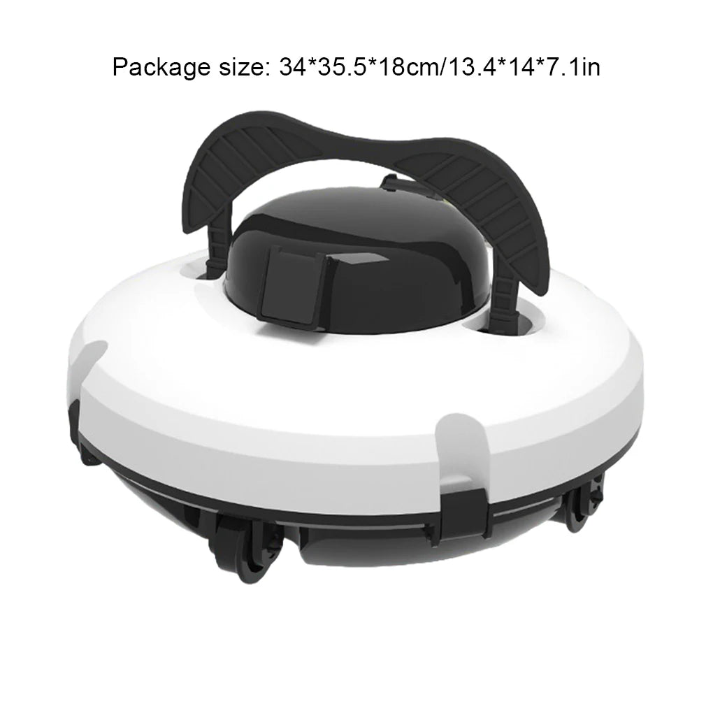 NEW Automatic Vacuum Pool Robot Cleaner UK/EU/AUS/USA Cordless IPX8 Waterproof Dual-Motor Strong Suction Self-Parking 120Mins Runtime Home Swimming Water Pool Cleaning Supplies