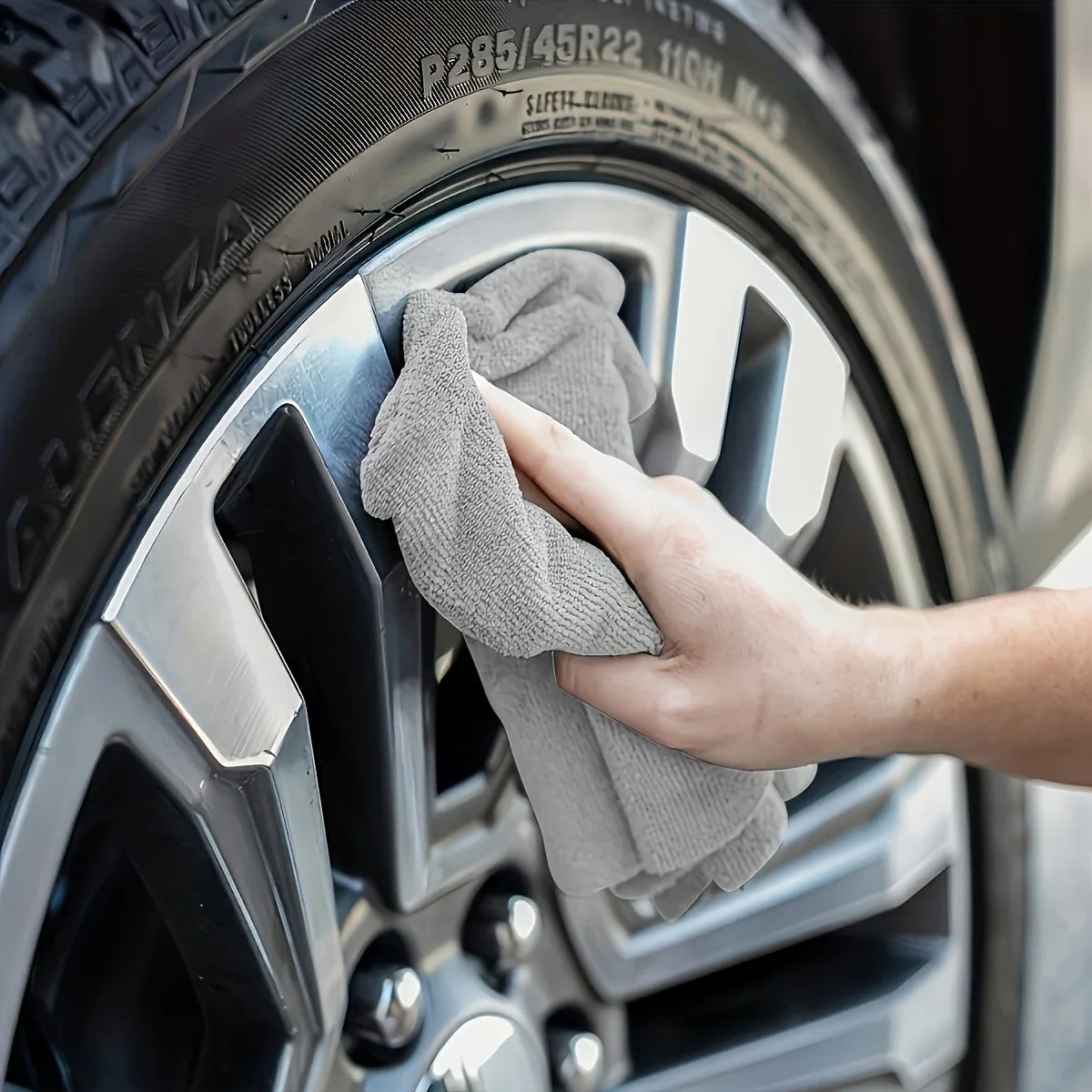 NEW 20pcs Set Kitchen Towel, Ultra-Fine Fiber Light Gray Cleaning Cloth Set, Absorbent, Soft And Stain-Removing Cloth for Car Kitchen Bathroom Cleaning Accessories