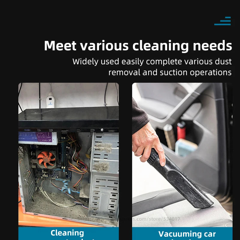 NEW Arrivals Portable High Power Blower Wireless Handheld Multifunctional Lithium Electric Dust Collector Vacuum Cleaner Dryer