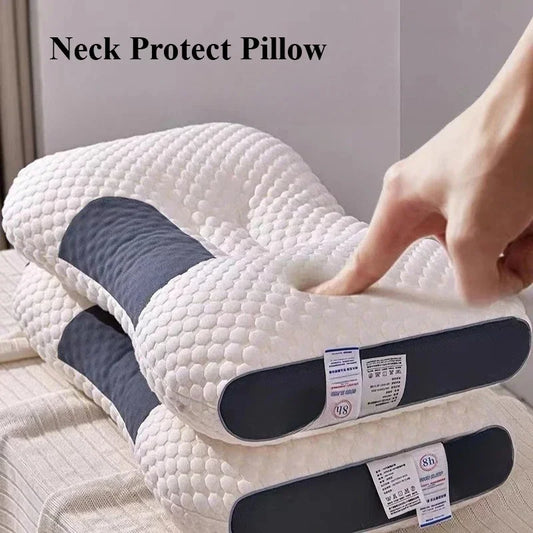 NEW Arrivals  Pillow Help Sleep And Protect The Neck Cervical Orthopedic Household Soybean Fiber Massage SPA Pillow For Sleeping
