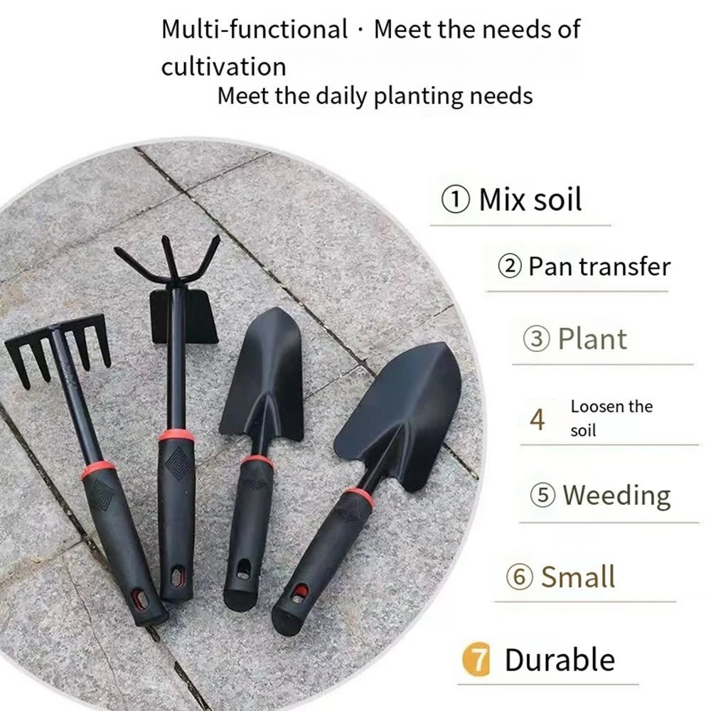NEW Garden Hand Shovel Rake Farm Tool Set Weed Grass Leaf Remover Outdoor Hoe Weeder Metal Harrow Weeding Gardening Tools For Digging Camping Garden Accessories