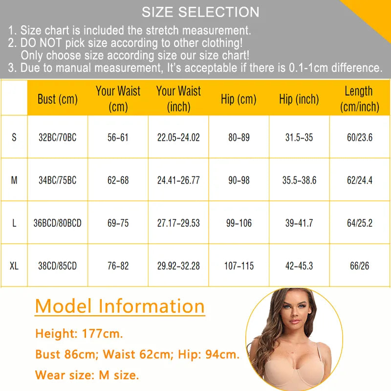 Slimming Full Length Shapewear Slips Nude Straight Tube Dress Body Shaper Women Skinny Under Dresses Underwire Cup Black