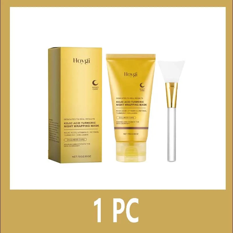 Buy 5 Get 5 Free Turmeric- Collagen Mask Peel Off Mask Face Anti Wrinkle Lifting Korean Skin Care Masks Skin Firming Moisturizing  For Nighttime Care