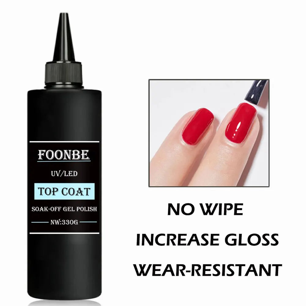 330g Bae Gel Remover Tempered Matte Top Coat Semi-Permanent Varnish UV Soak Off Nail Functional Gel Manicure Pedicure Tools