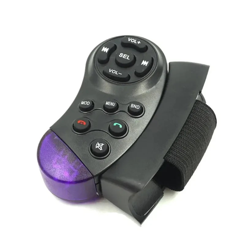 Universal Car DVD Steering Wheel Remote Control 11 Buttons Switch Vehicle MP3 DVD Stereo Button Wireless Control for Car Radio