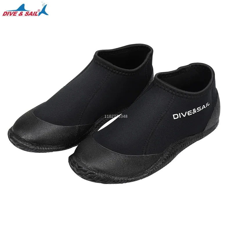 NEW Neoprene 3/5mm Diving Boots Cold Proof Water Booties Man Women Wetsuit Scuba Diving Surfing Aqua Shoes Anti-Slip Water Shoes