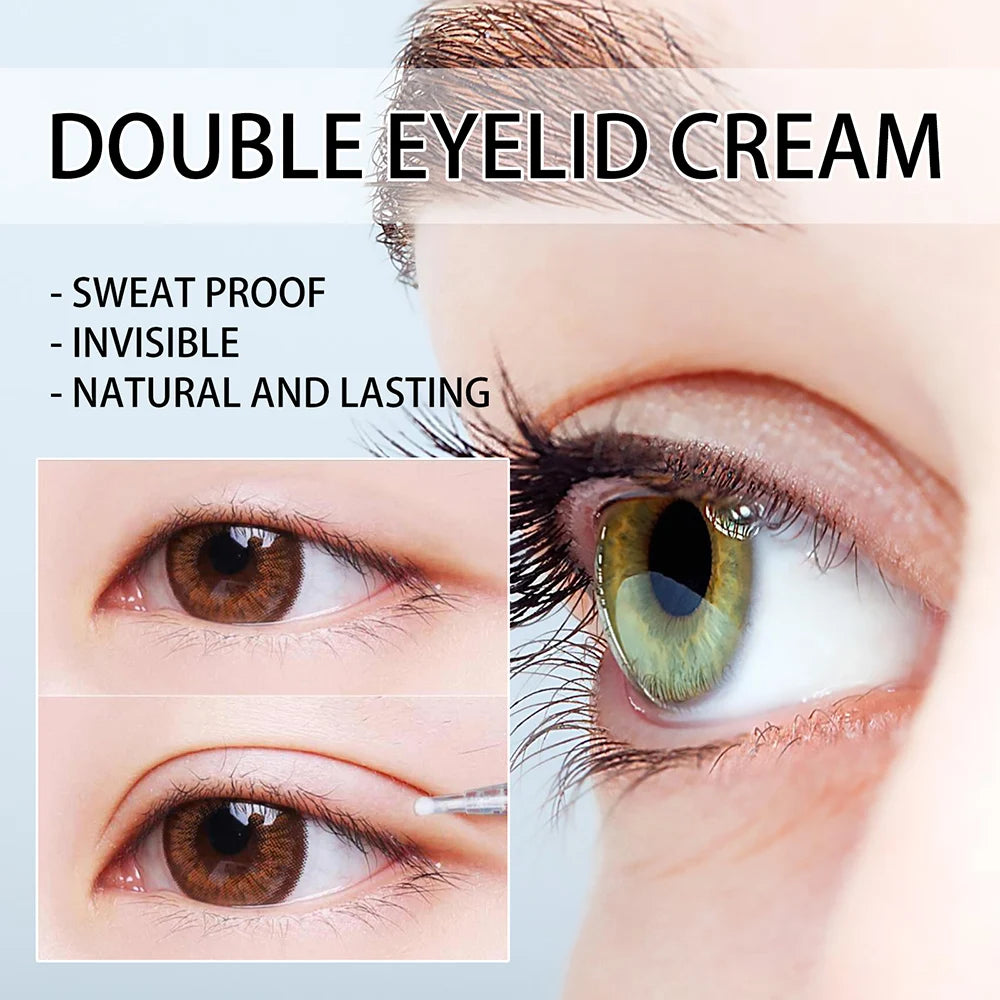 5ml Double Eyelids Styling Shaping Cream Makeup Lift Eyelid Glue Long Lasting Waterproof Eye Cream Natural Invisible Eye Makeup