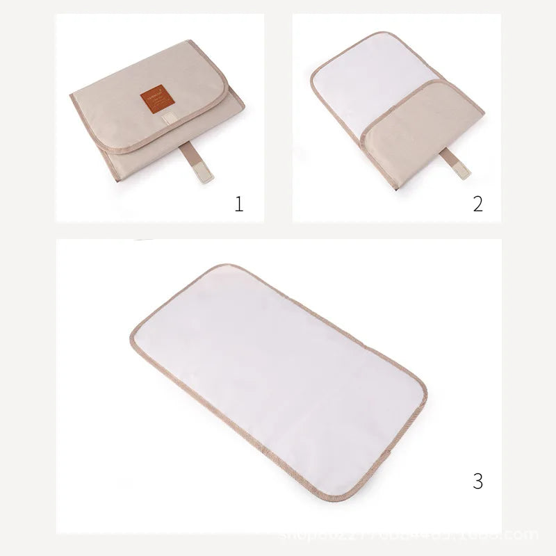 Babies Infants Outdoor Travel Portable Diaper Mat, Baby Changing Table Mat, Light, Thin and Foldable, Suitable for Gentle Hand Washing | Baby Care Products.