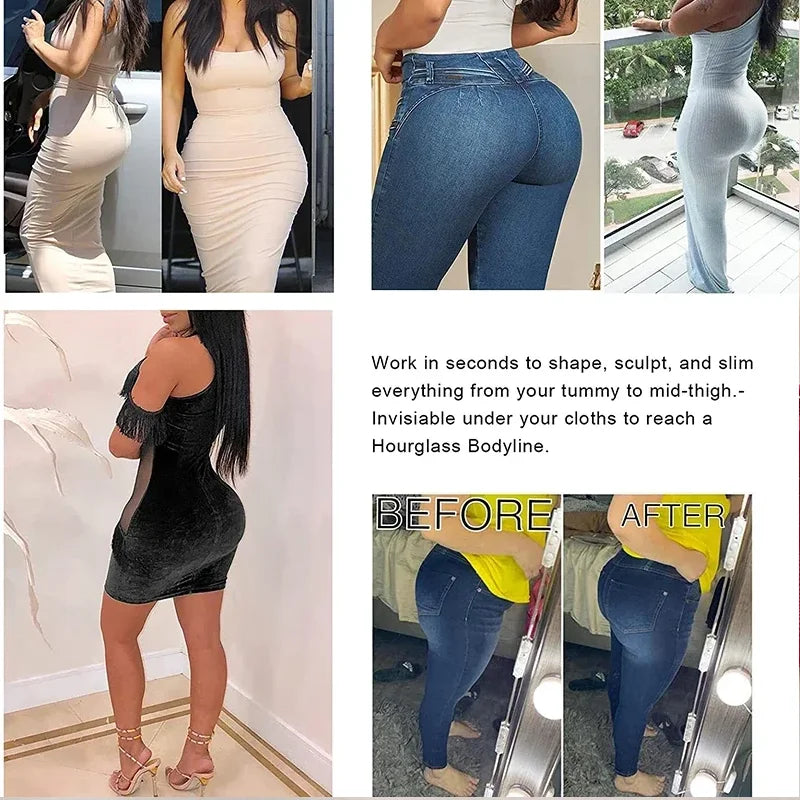 3 PCS Set Slimming High Waist Tummy Control Panties Women Briefs Panty Shaper Slimming Underwear Butt Lifter Belly Body Shapewear