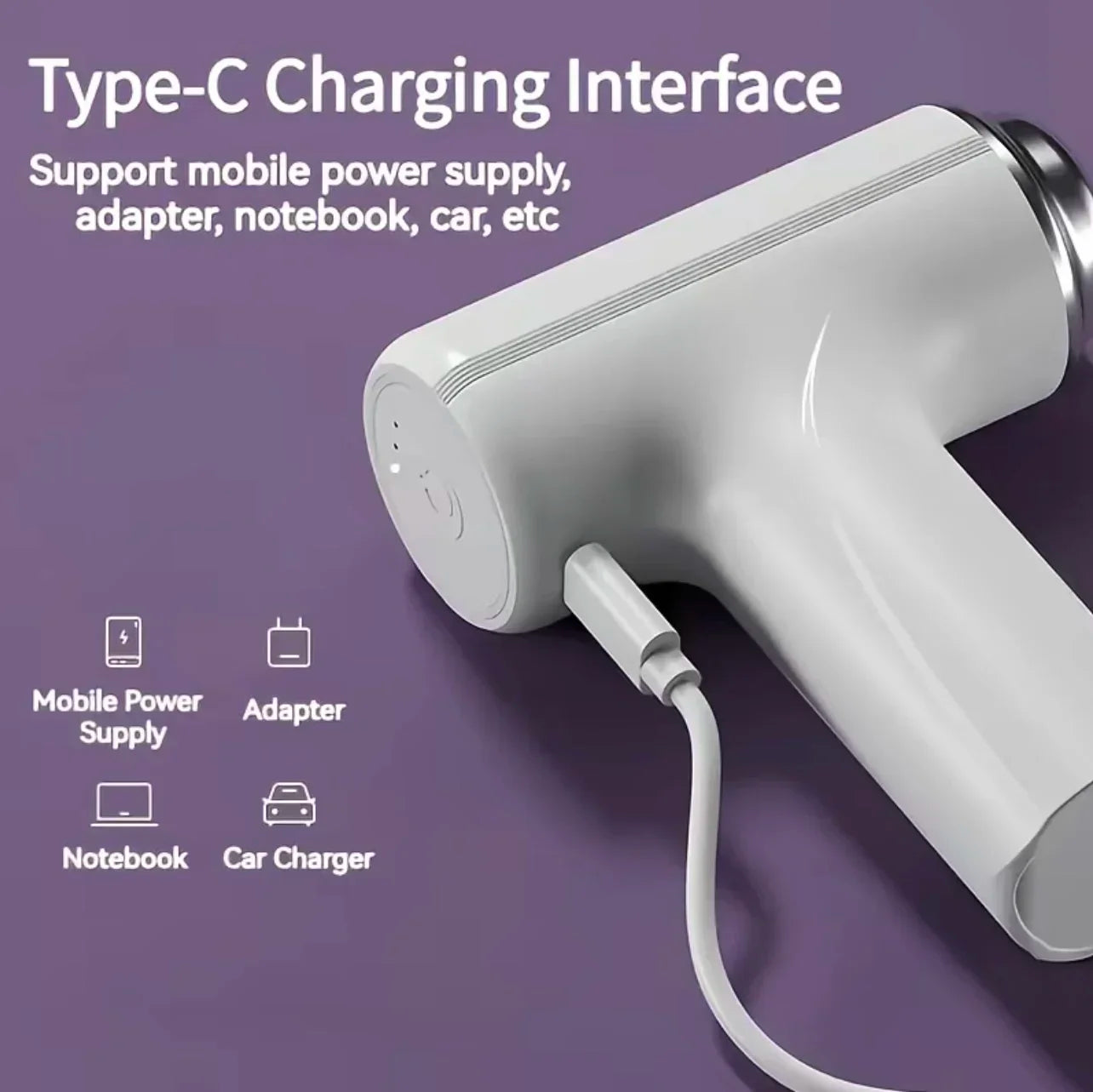 Electric USB-Type C Egg Beater Rechargeable Home Handheld Small Wireless Egg Beater Baking Cream Electric Whip Blender Hand Mixer for Cakes