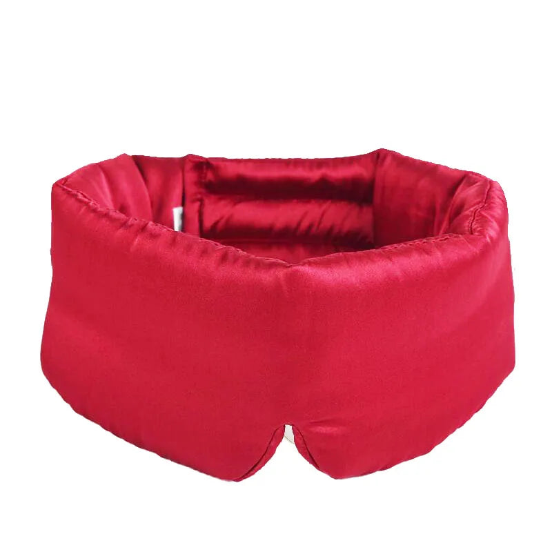 NEW Arrivals 5 Colors Silk Sleep Mask for Eye Cover Sleep Soft Pressure Less Sleeping Mask Eye Skin Anti Wrinkles Adjustable Wide SMYZ003 Outdoor Travel Airplane Hotels
